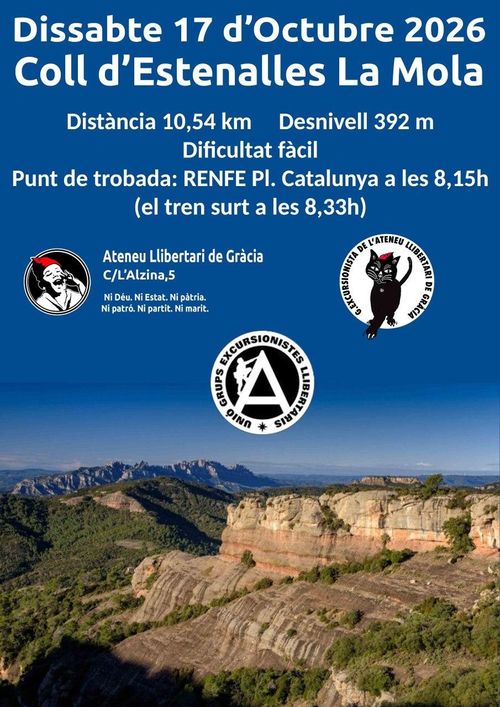Excursió Coll d'Estenalles La Mola