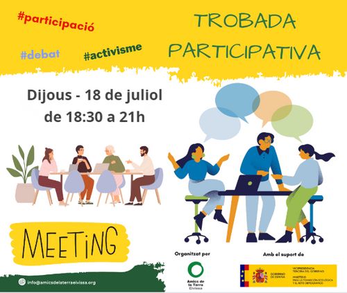 AMICS DE LA TERRA - Trobada Participativa de sòcies i socis