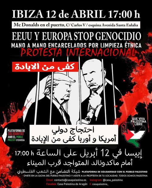 EUA i EUROPA. STOP GENOCIDI 